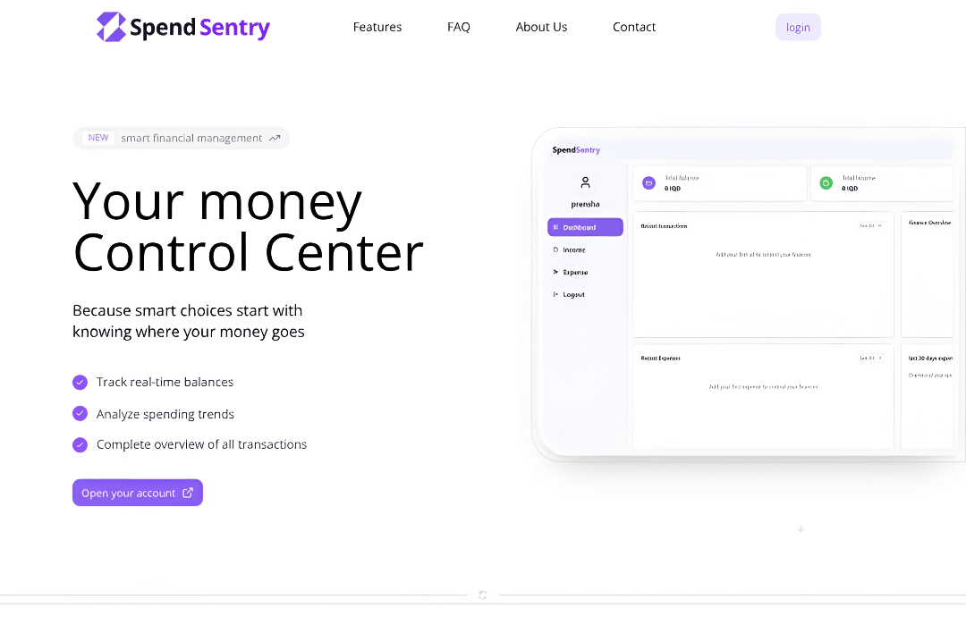 SpendSentry project preview